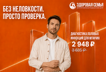 ПЦР-Диагностика инфекций ЗППП + ВПЧ для Мужчин